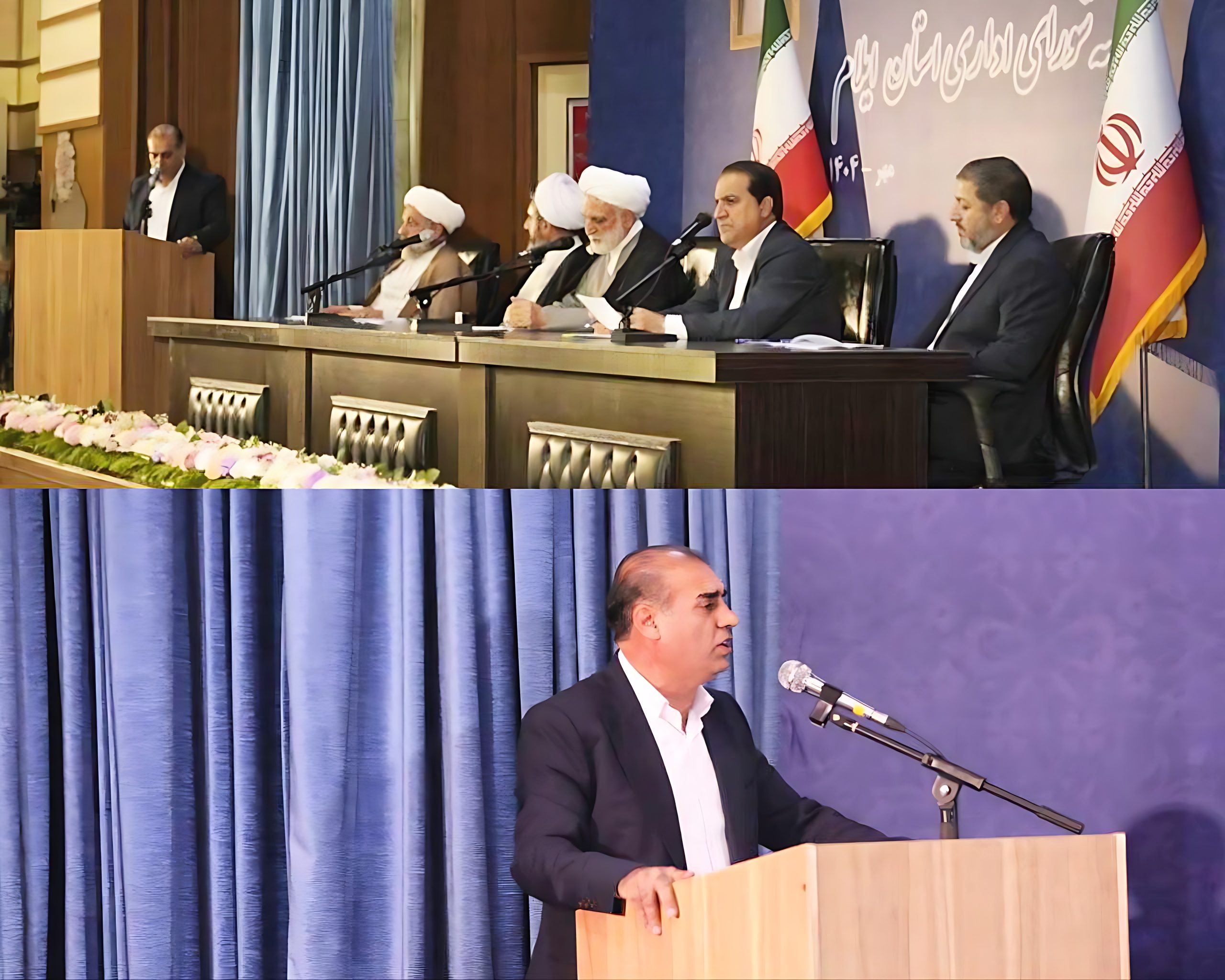 تأکید رئیس مجمع نمایندگان ایلام بر عدالت، شفافیت و احیای ۴۷ طرح راکد در حضور رئیس قوه قضائیه